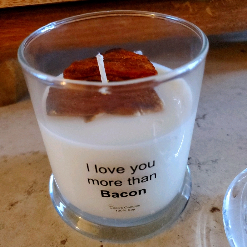 Bacon soy candle, valentine's Day gift,  for him